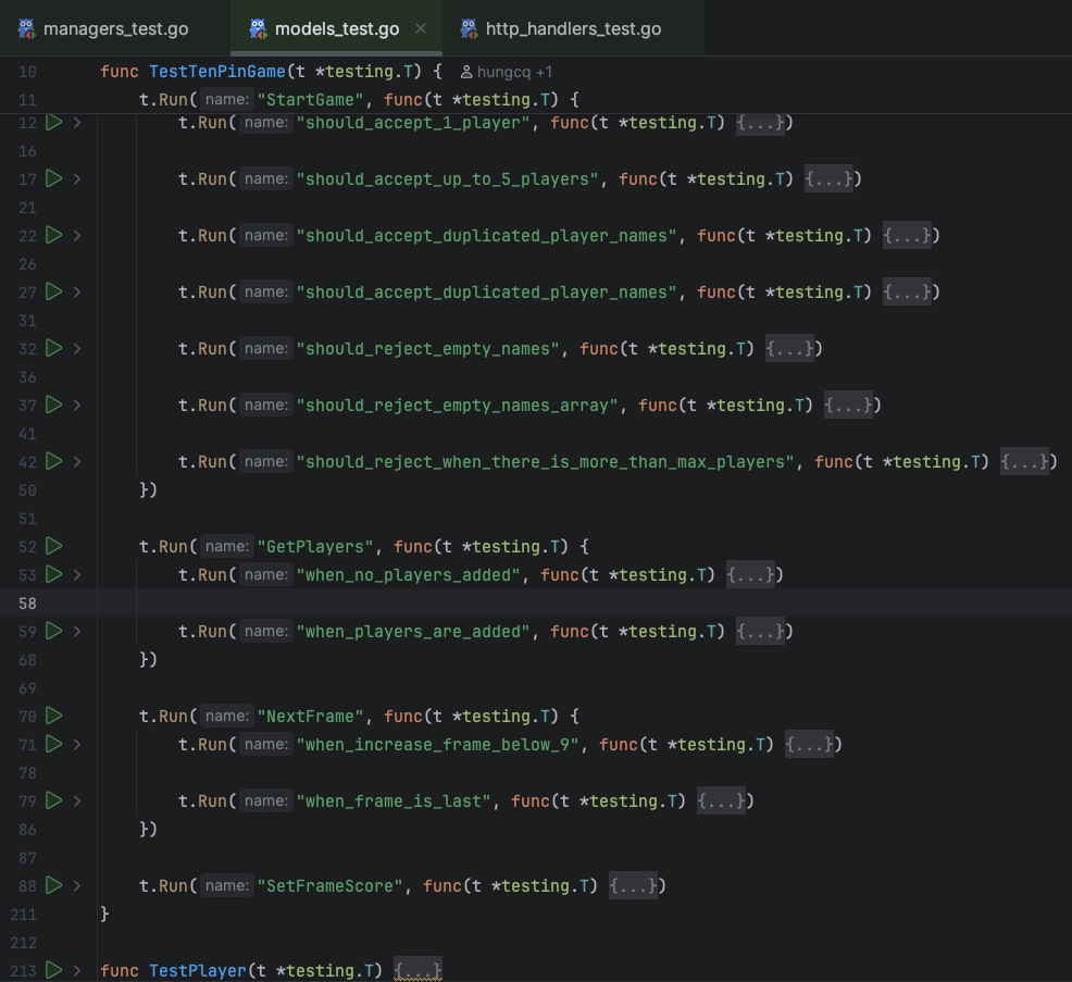 Unit tests